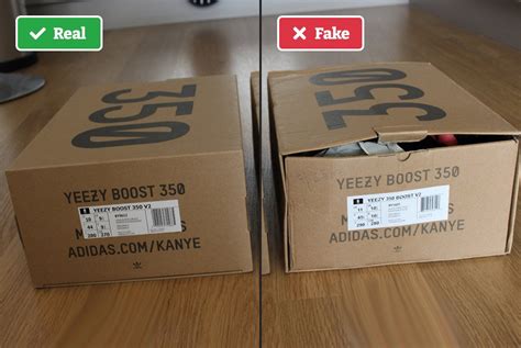 fake yeezy box